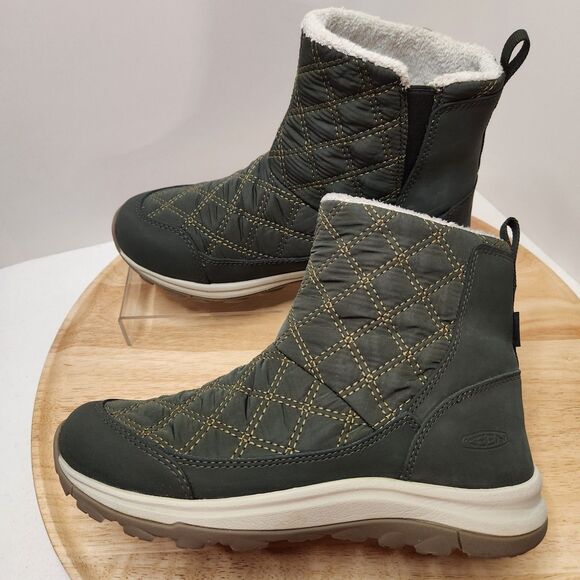 KEEN Terradora II Wintry Pull-On Boots – Women’s 9 Waterproof Rosin Olive - Picture 11 of 12